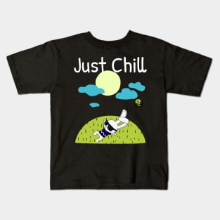 Just Chill Rabbit Kids T-Shirt